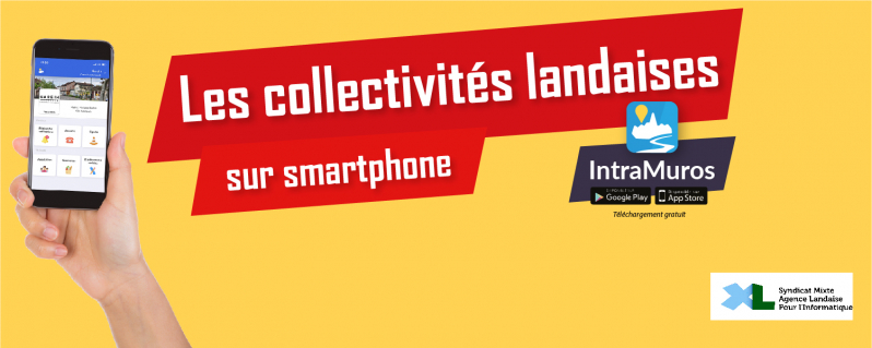 Les collectivités landaises sur smartphone avec IntraMuros